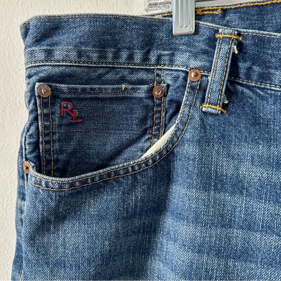 Polo Ralph Lauren Varick Slim Straight Blue Jeans 40x30 - Picture 2 of 10